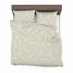 Tropical Leaf Minimalist Pattern Bedding Set 2