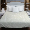 Tropical Leaf Minimalist Pattern Duvet Cover