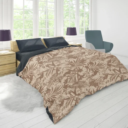 Tropical Leaves Pattern Duvet Cover 1