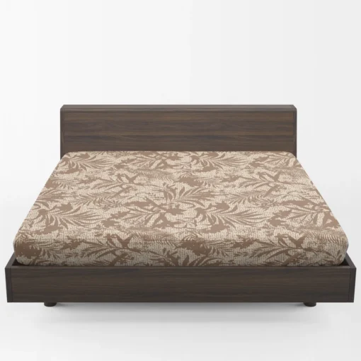 Tropical Leaves Pattern Fitted Sheet 1