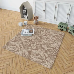 Tropical Leaves Pattern Rug 1