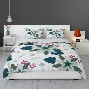 Tropical Natural Flowers Bedding Set 1