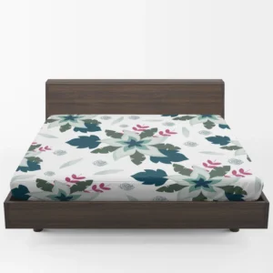 Tropical Natural Flowers Fitted Sheet 1