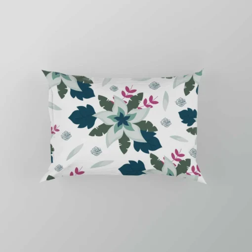 Tropical Natural Flowers Pillow Case