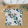 Tropical Natural Flowers Rug