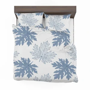 Tropical Papaya Leaves Bedding Set 2