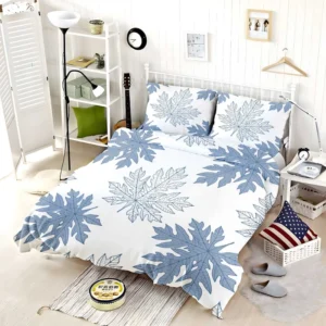 Tropical Papaya Leaves Bedding Set