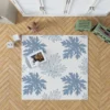 Tropical Papaya Leaves Rug