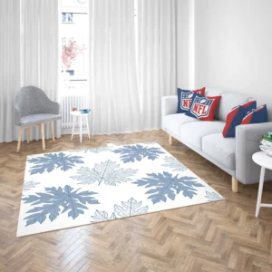 Tropical Papaya Leaves Rug 2