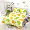 Tropical Yellow Green Mango Bedding Set