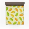 Tropical Yellow Green Mango Fitted Sheet