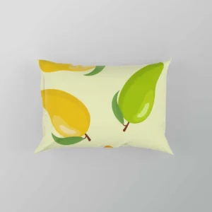 Tropical Yellow Green Mango Pillow Case