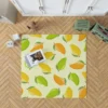 Tropical Yellow Green Mango Rug