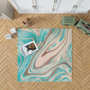 Tropicana Cabana Liquid Marble Rug