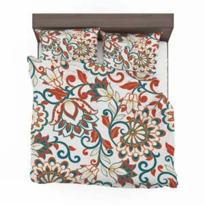 Turkish Floral Folk Pattern Bedding Set 2