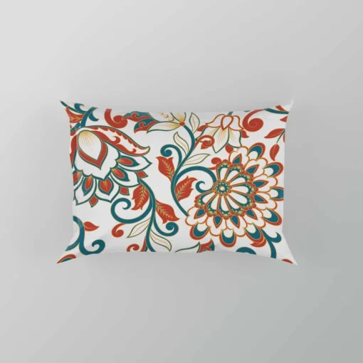 Turkish Floral Folk Pattern Pillow Case