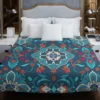 Turkish Folk Art Pattern Duvet Cover