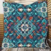 Turkish Folk Art Pattern Quilt Blanket