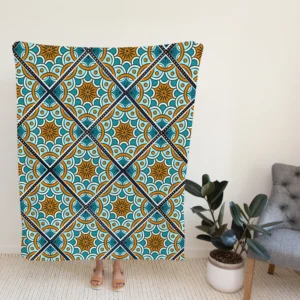 Turkish Islamic Design Fleece Blanket