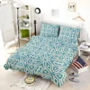 Turquoise Ethnic Hand Painted Pattern Bedding Set