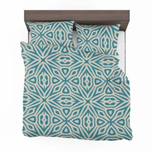 Turquoise Ethnic Hand Painted Pattern Bedding Set 2