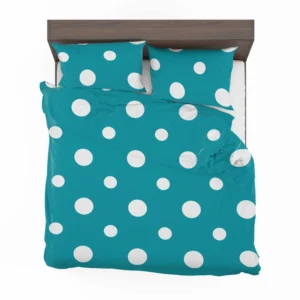 Turquoise Polka Dot Bedding Set 2