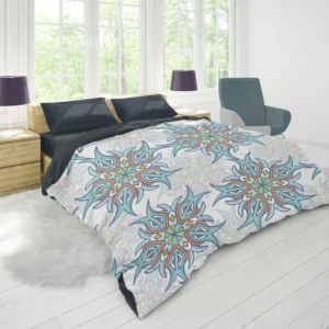 Twirls Continuous Pattern Duvet Cover 1