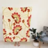 Ukrainian Floral Embroidery Fleece Blanket