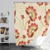 Ukrainian Floral Embroidery Shower Curtain