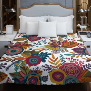 Ukrainian Folk Art Duvet Cover