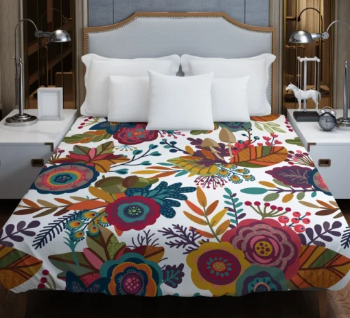 Ukrainian Folk Art Duvet Cover