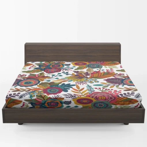 Ukrainian Folk Art Fitted Sheet 1