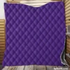 Ultra Violet Color Quilt Blanket