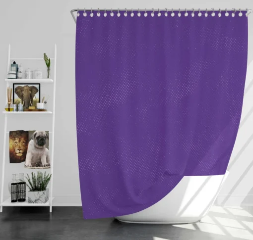 Ultra Violet Color Shower Curtain