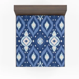 Uzbek Ikat Design Fitted Sheet