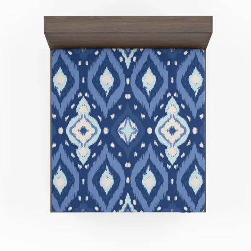 Uzbek Ikat Design Fitted Sheet