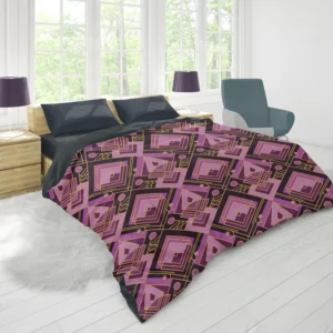 Varli Art Deco Pattern Duvet Cover 1