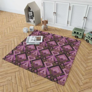 Varli Art Deco Pattern Rug 1