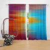 Vibrant Colored Abstract Curtain