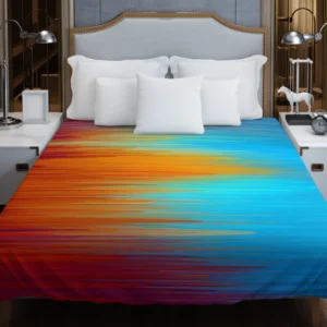 Vibrant Colored Abstract Duvet Cover