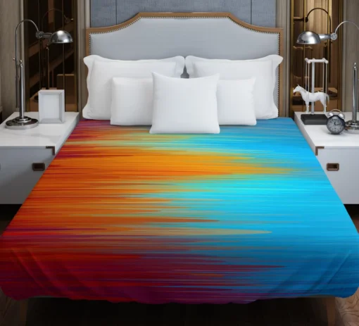 Vibrant Colored Abstract Duvet Cover