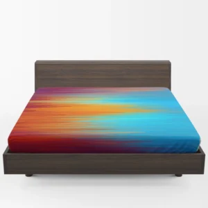 Vibrant Colored Abstract Fitted Sheet 1