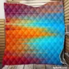 Vibrant Colored Abstract Quilt Blanket