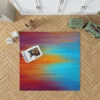 Vibrant Colored Abstract Rug