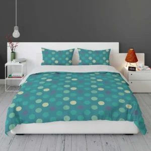 Vibrant Polka Dots Pattern Bedding Set 1