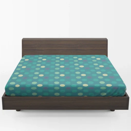 Vibrant Polka Dots Pattern Fitted Sheet 1