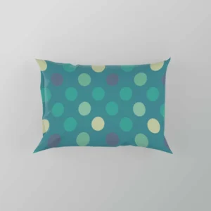 Vibrant Polka Dots Pattern Pillow Case