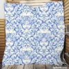 Victorian Royal Damask Design Quilt Blanket