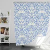 Victorian Royal Damask Design Shower Curtain