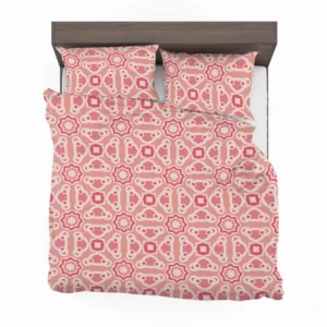 Vietnam Traditional Pattern Pink Bedding Set 2